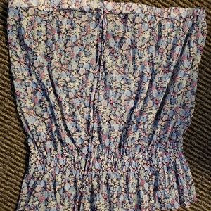 BNWOT flowered tube top size L